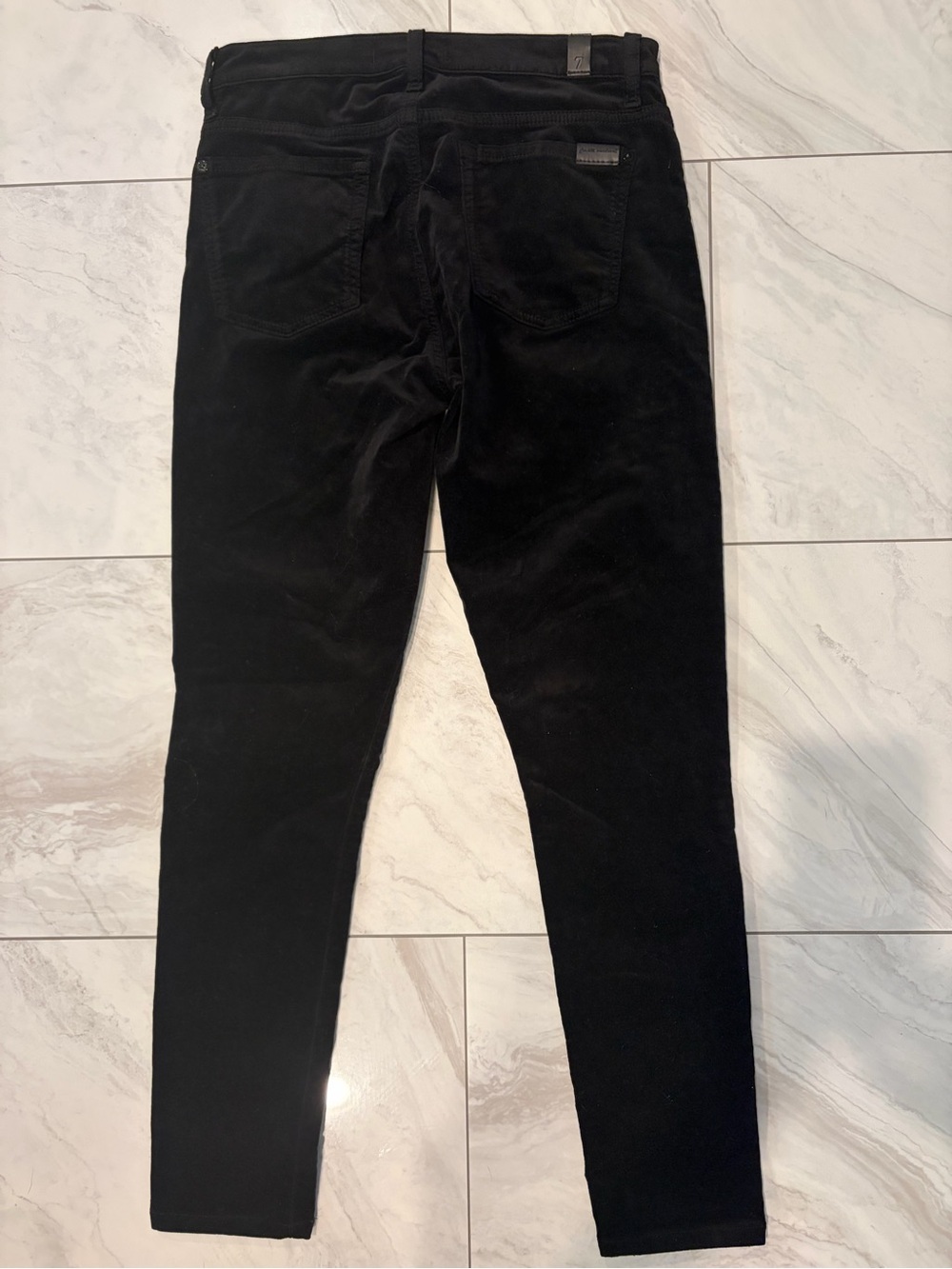 Black Velvet 7 For All Mankind Slim Pants - Picture 2 of 4